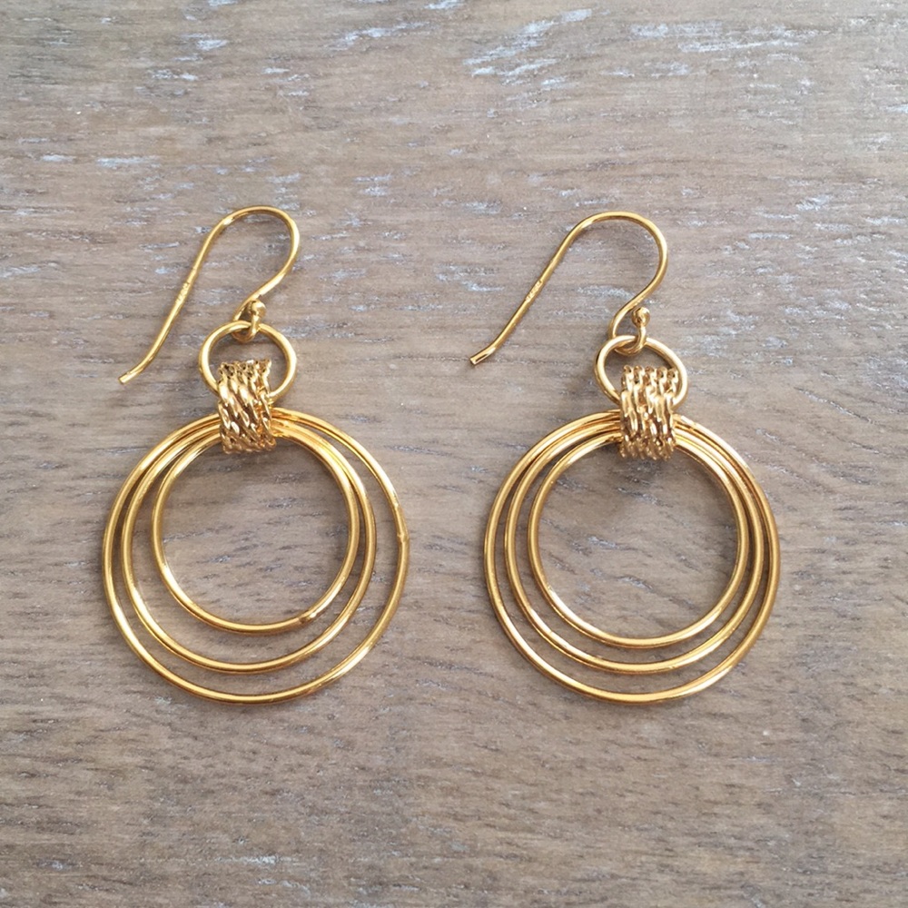 24K Gold Earrings